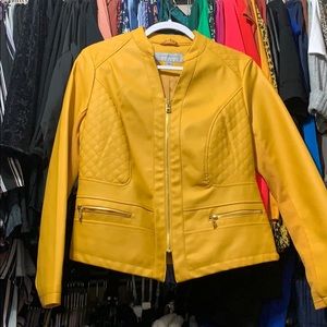 Marc New york leather mustard jacket